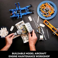 Pantasy - Aircraft Engine Maintenance Workshop Joyride Series Building Block Construction Set (1815 Pieces)