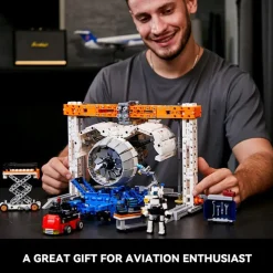 Pantasy - Aircraft Engine Maintenance Workshop Joyride Series Building Block Construction Set (1815 Pieces)
