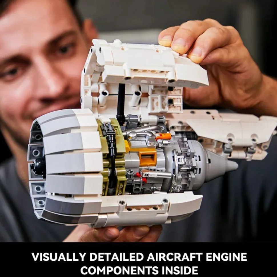 Pantasy - Aircraft Engine Maintenance Workshop Joyride Series Building Block Construction Set (1815 Pieces)