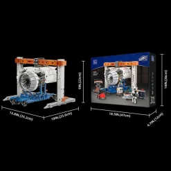 Pantasy - Aircraft Engine Maintenance Workshop Joyride Series Building Block Construction Set (1815 Pieces)