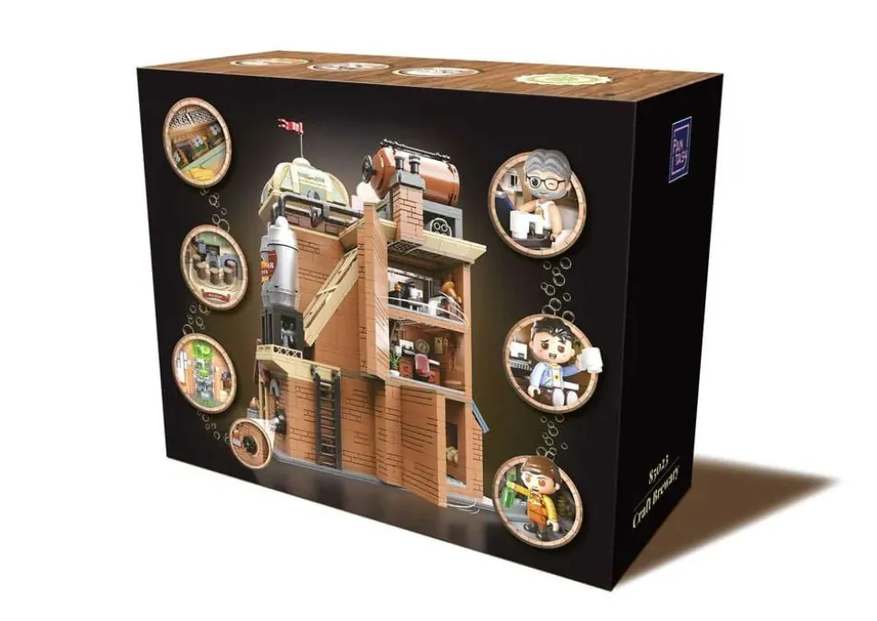 Pantasy - Craft Brewery Retro Series Building Block Construction Set (3445 Pieces)