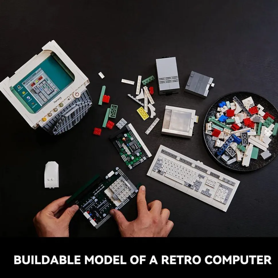 Pantasy - Retro 90s PC Retro Collection Building Block Construction Set (1946 Pieces)