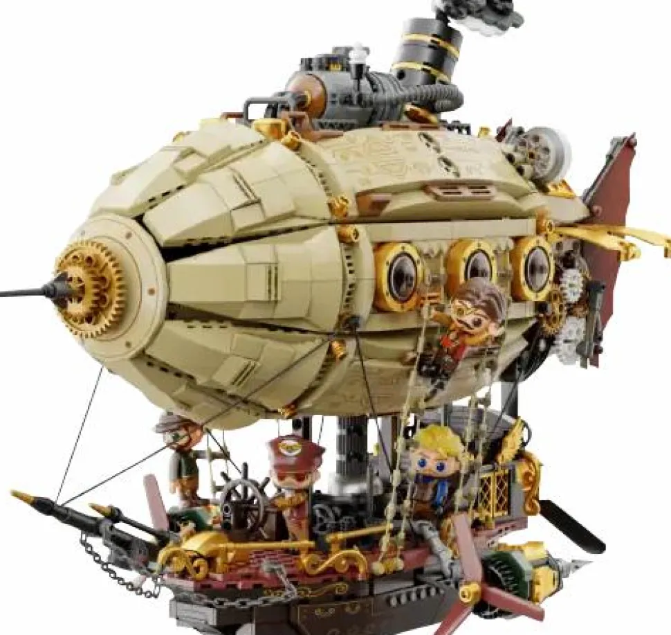 Pantasy - Steampunk Airship Retro Series Building Block Construction Set (1949 Pieces)