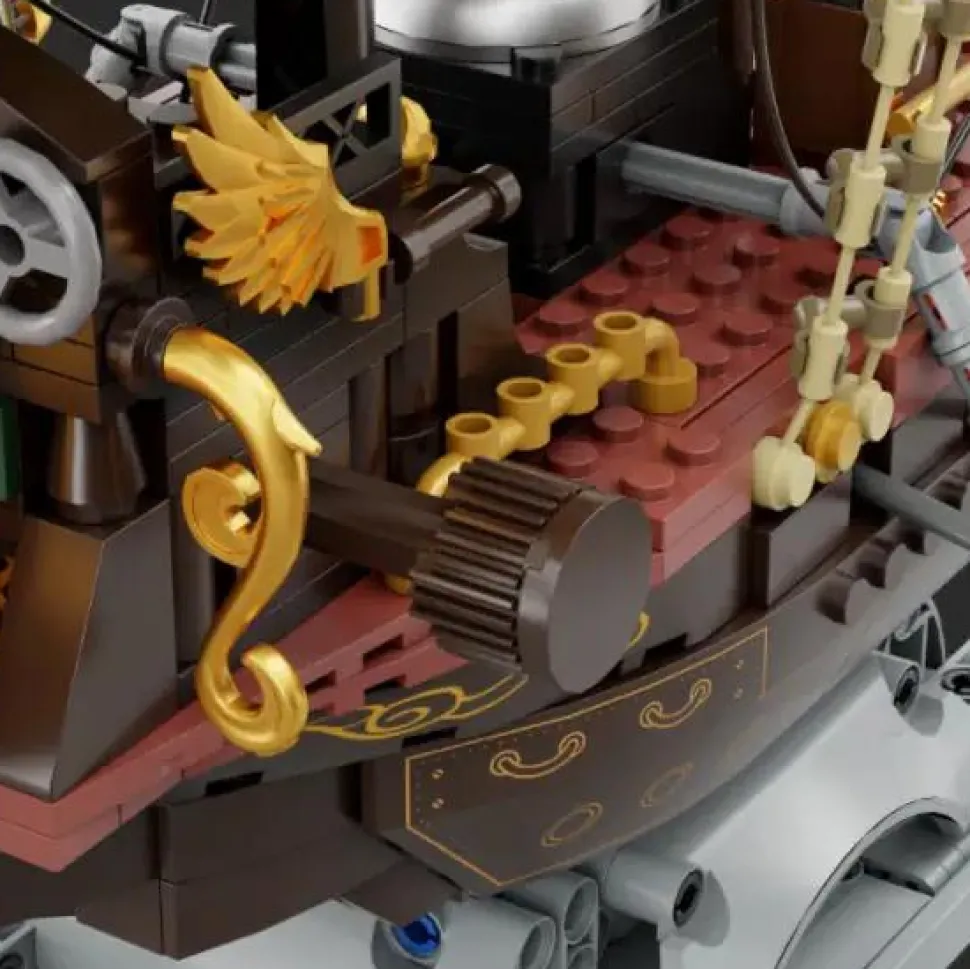 Pantasy - Steampunk Airship Retro Series Building Block Construction Set (1949 Pieces)