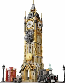 Pantasy - Steampunk Bell Tower Joyride Series Building Block Construction Set (2424 Pieces)