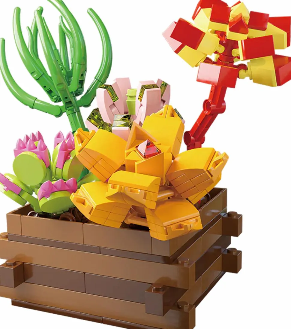 Pantasy - Succulent Garden: Summer Dew Building Block Construction Set (364 Pieces)