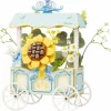 Pantasy - Sunflower Cart Flower Series Building Block Construction Set (265 Pieces)