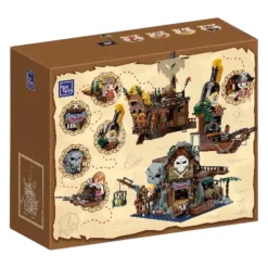 Pantasy - The Pirate's Pub Retro Series Building Block Construction Set (2858 Pieces)