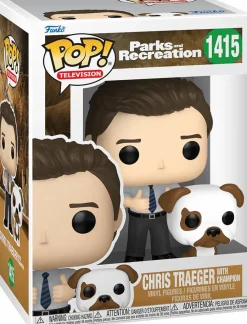 Parks and Recreation - Chris Traeger with Champion 15th Anniversary Pop! Vinyl Figure