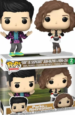 Parks and Recreation - "Don't Be Suspicious" Jean-Ralphio & Mona-Lisa 15th Anniversary Pop! Vinyl 2-Pack