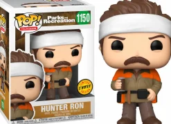 Parks and Recreation - Hunter Ron Pop! Vinyl Figure in Acrylic Pop! Protector (Chase Variant)