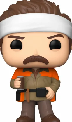 Parks and Recreation - Hunter Ron Pop! Vinyl Figure in Acrylic Pop! Protector (Chase Variant)