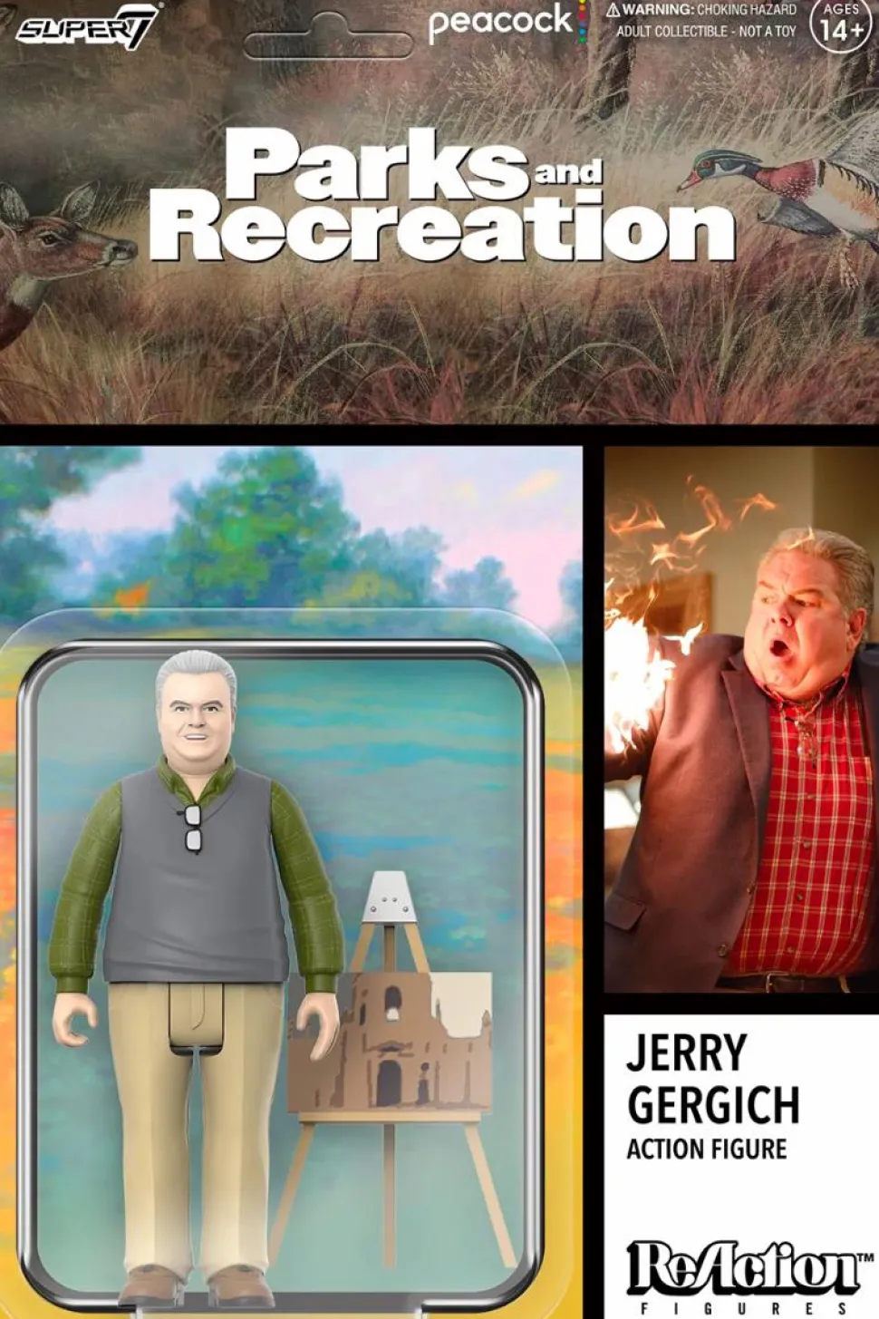 Parks and Recreation - Jerry Gergich ReAction 3.75” Action Figure