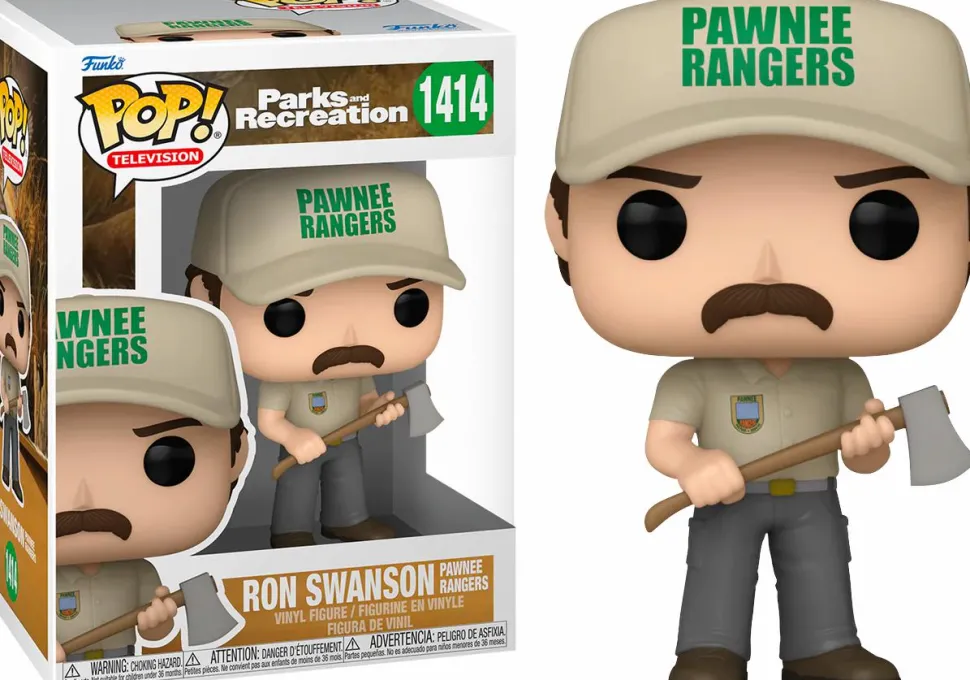 Parks and Recreation - Ron Swanson (Pawnee Rangers) Pop! Vinyl Figure