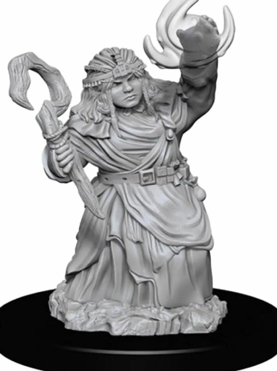 Pathfinder Battles - Female Dwarf Summoner Deep Cuts Unpainted Miniature Figure 2-Pack