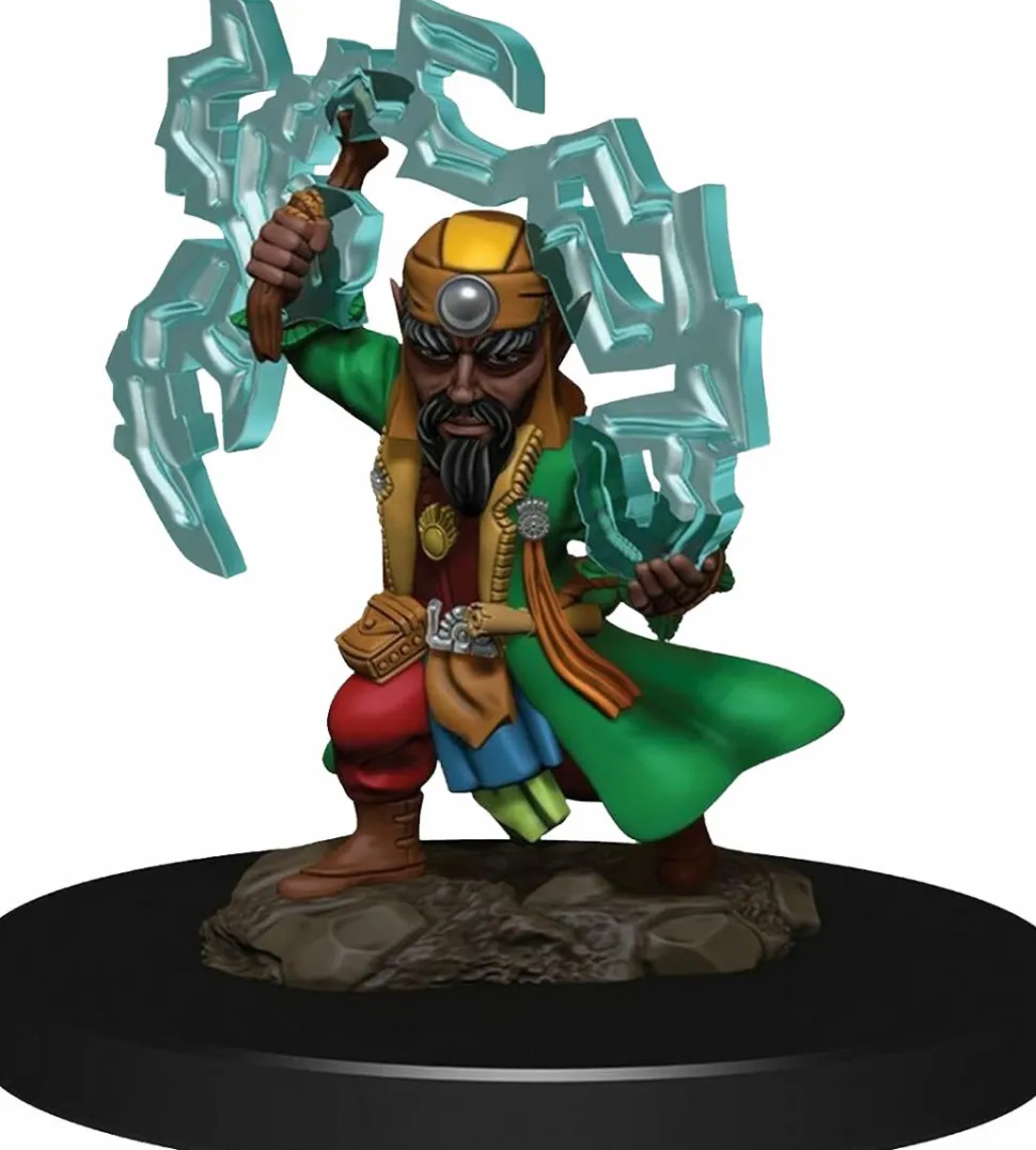 Pathfinder Battles - Male Gnome Sorcerer Premium Pre-Painted Miniature Figure