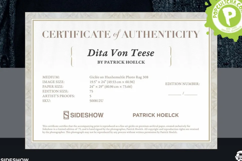 Patrick Hoelck - Dita Von Teese Fine Art Print