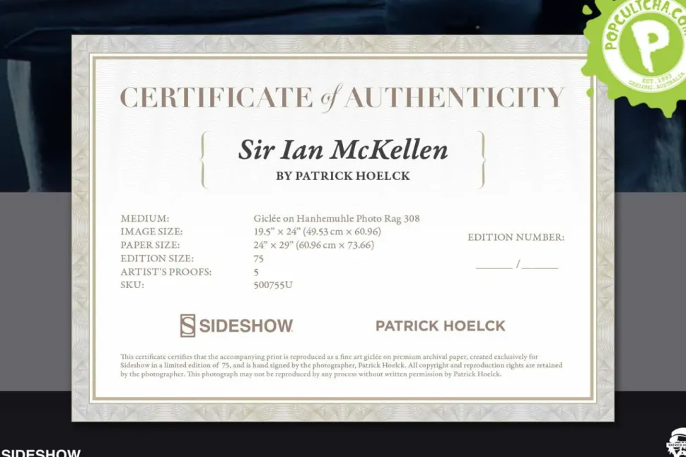 Patrick Hoelck - Sir Ian McKellen Fine Art Print