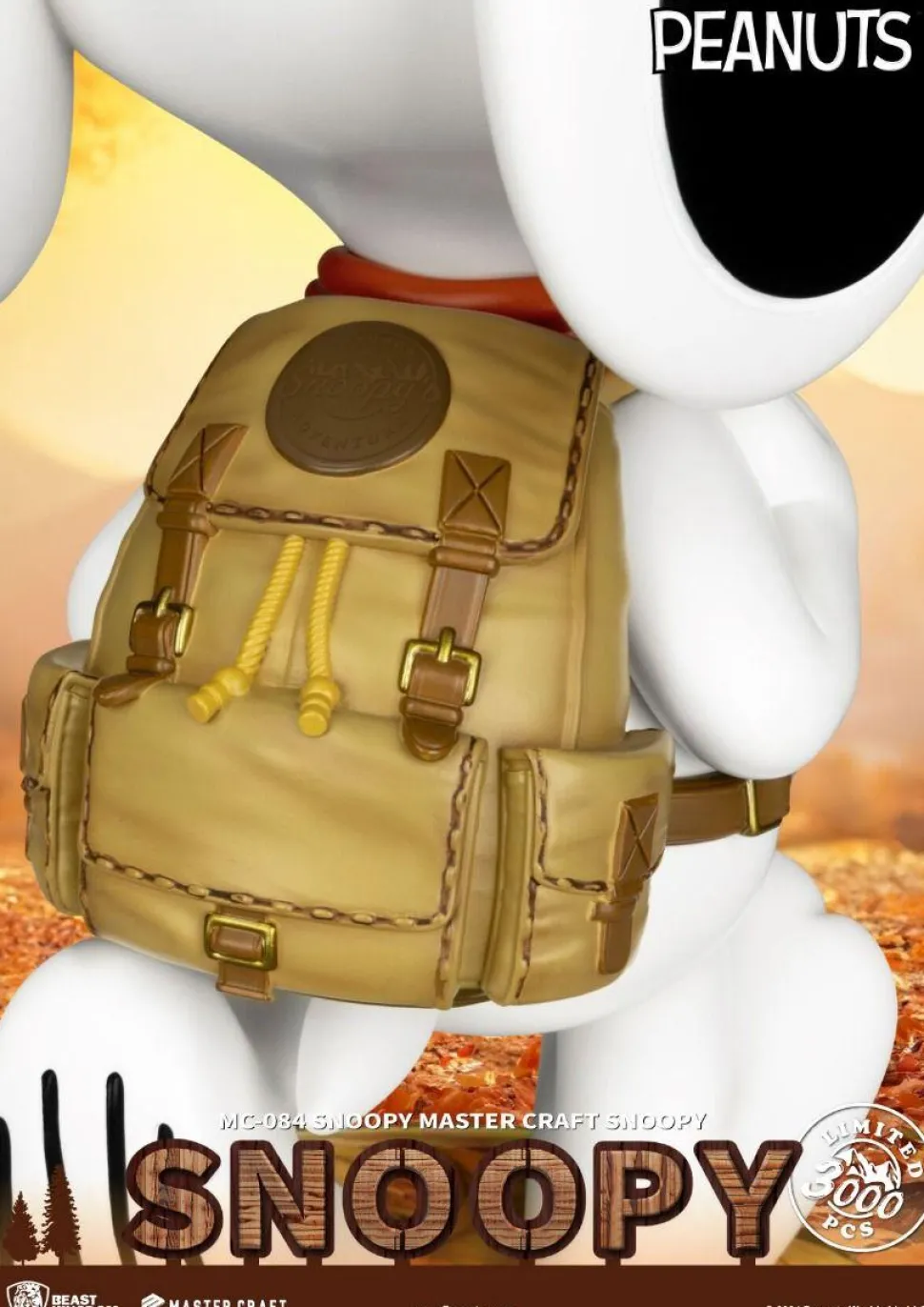 Peanuts - Camp Snoopy with Woodstock Master Craft 15" Statue
