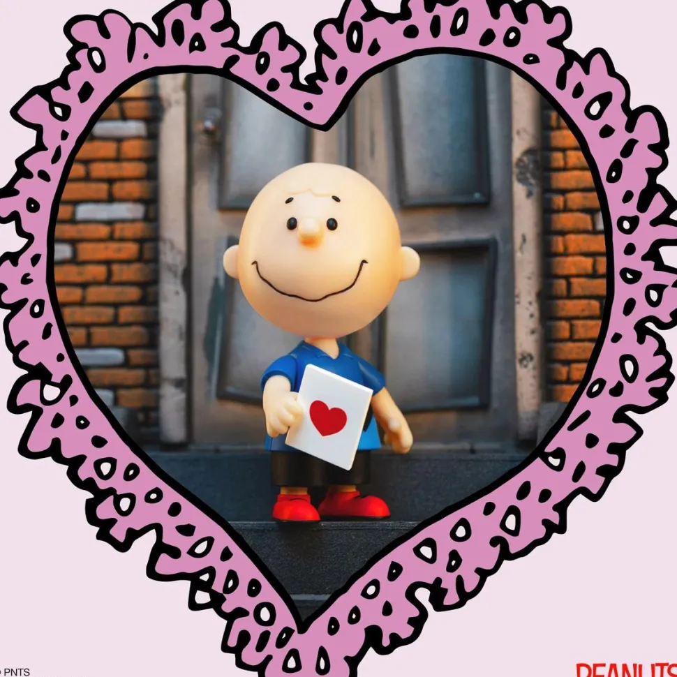 Peanuts - Charlie Brown (Valentine Delivery) ReAction 3.75" Action Figure