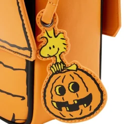 Peanuts - Great Pumpkin Snoopy Doghouse 8” Faux Leather Crossbody Bag