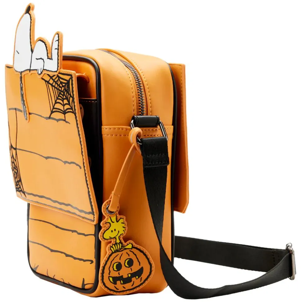 Peanuts - Great Pumpkin Snoopy Doghouse 8” Faux Leather Crossbody Bag