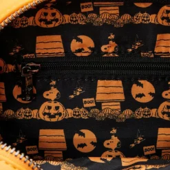 Peanuts - Great Pumpkin Snoopy Doghouse 8” Faux Leather Crossbody Bag