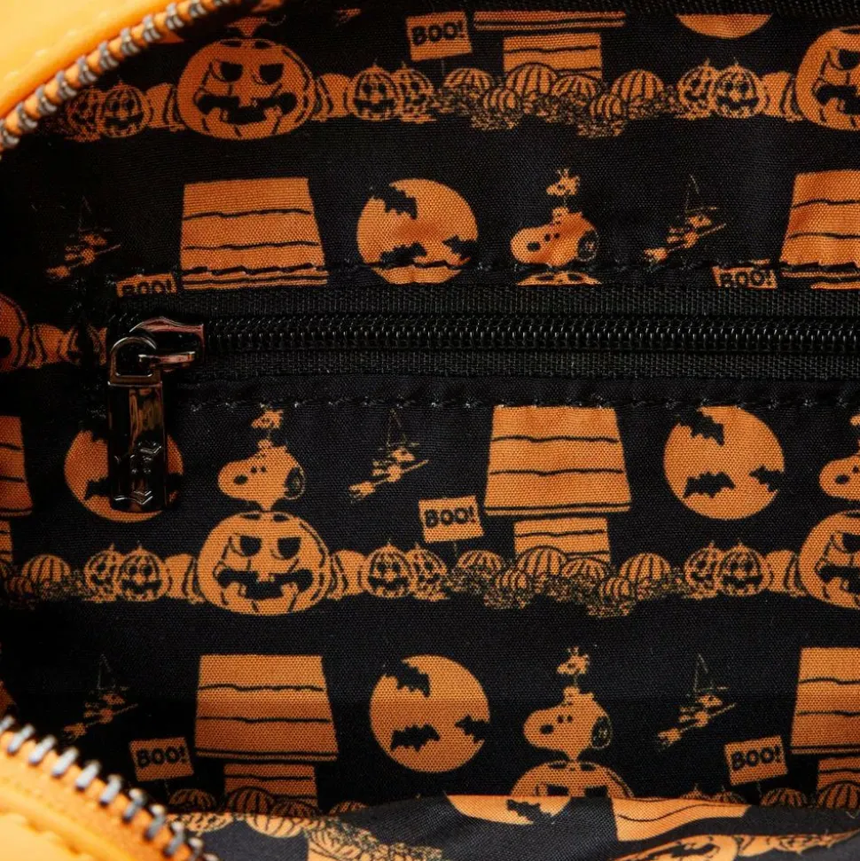Peanuts - Great Pumpkin Snoopy Doghouse 8” Faux Leather Crossbody Bag