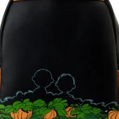 Peanuts - Great Pumpkin Snoopy Glow in the Dark 10” Faux Leather Mini Backpack