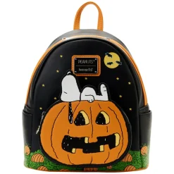 Peanuts - Great Pumpkin Snoopy Glow in the Dark 10” Faux Leather Mini Backpack