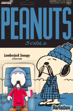 Peanuts - Lumberjack Snoopy ReAction 3.75” Action Figure