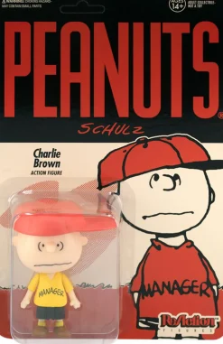 Peanuts - Manager Charlie Brown ReAction 3.75” Action Figure