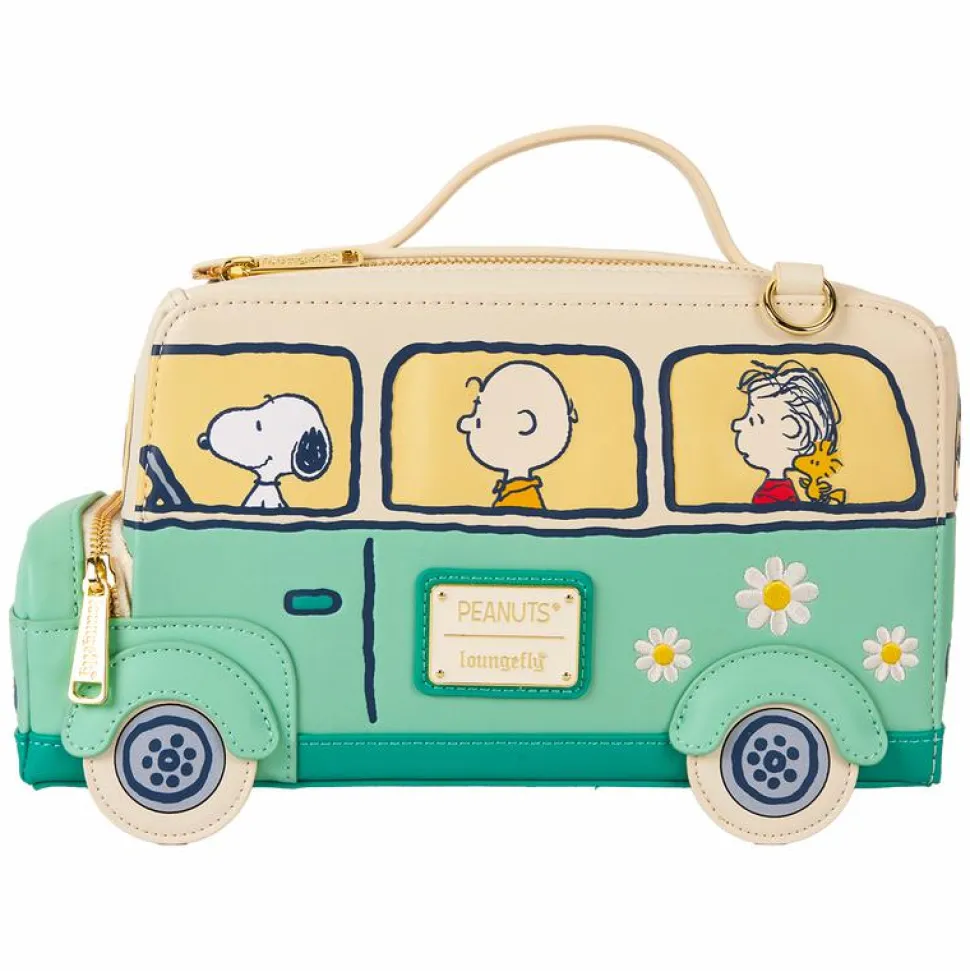 Peanuts - Road Trip Light Up 6" Faux Leather Crossbody Bag