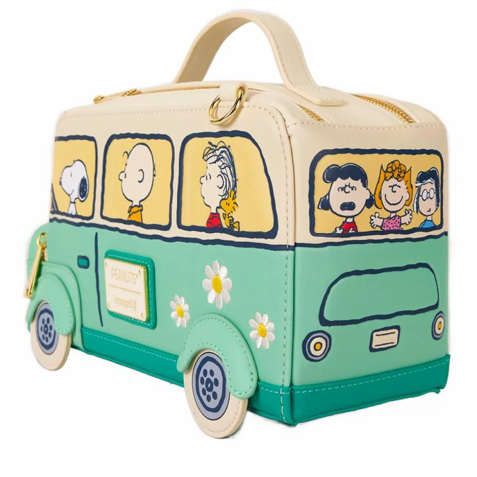 Peanuts - Road Trip Light Up 6" Faux Leather Crossbody Bag