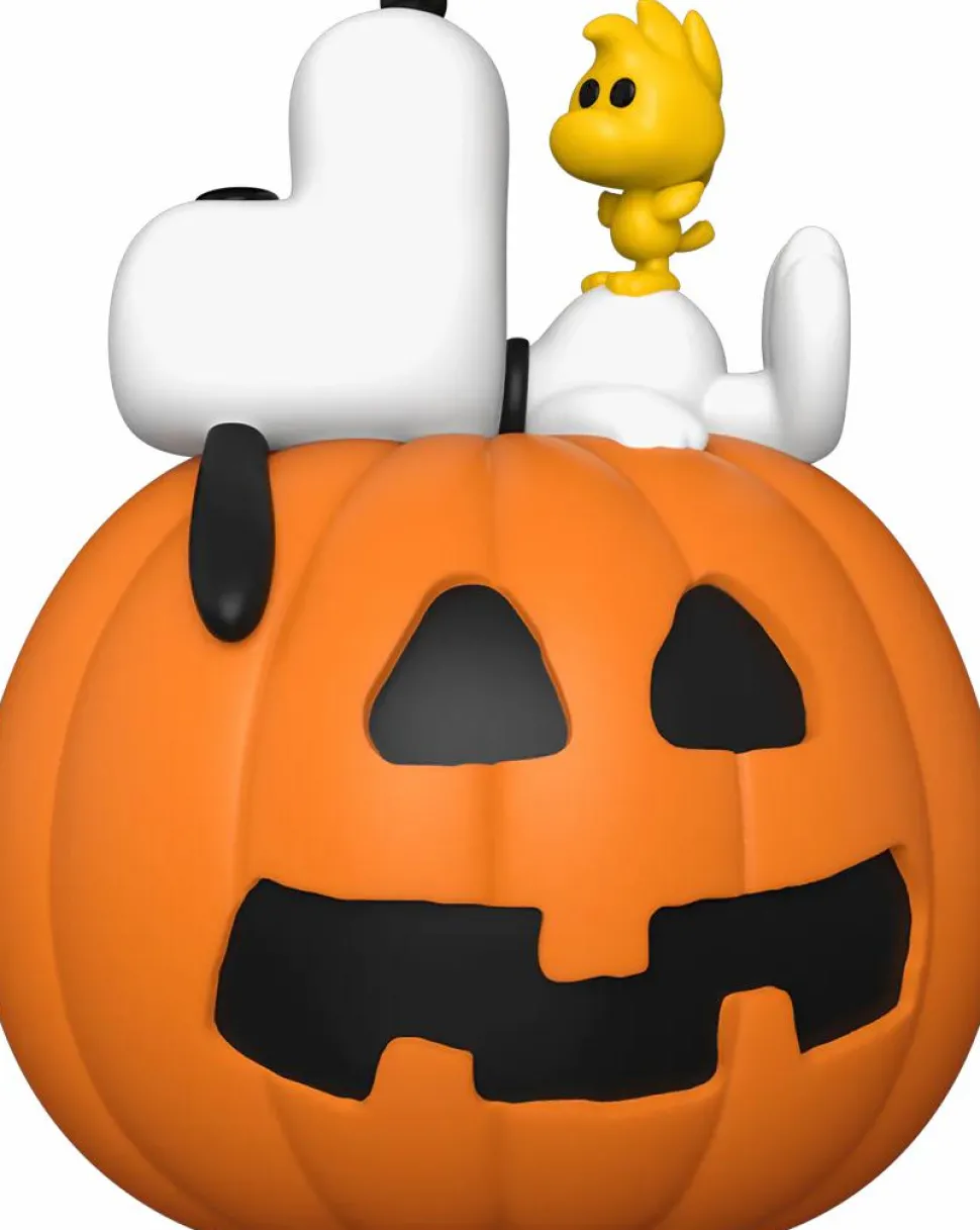 Peanuts - Snoopy & Woodstock with Pumpkin (It's the Great Pumpkin, Charlie Brown) Deluxe Pop! Vinyl Figure