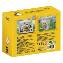 Peanuts - Snoopy Baseball Time DIY Mini Scene Wooden Construction Set (47 Pieces)