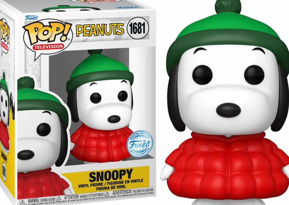 Peanuts - Snoopy in Coat Pop! Vinyl Figure