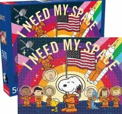 Peanuts - Snoopy in Space 500 Piece Jigsaw Puzzle