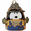 Peanuts - Snoopy Scarecrow Cosplay 10" Faux Leather Mini Backpack