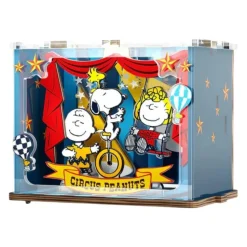 Peanuts - Snoopy Talent Show DIY Mini Scene Wooden Construction Set (48 Pieces)