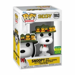 Peanuts - Snoopy with Beagle Scouts Pop! Vinyl Figure (2024 Summer Convention Exclusive) (Popcultcha Exclusive)