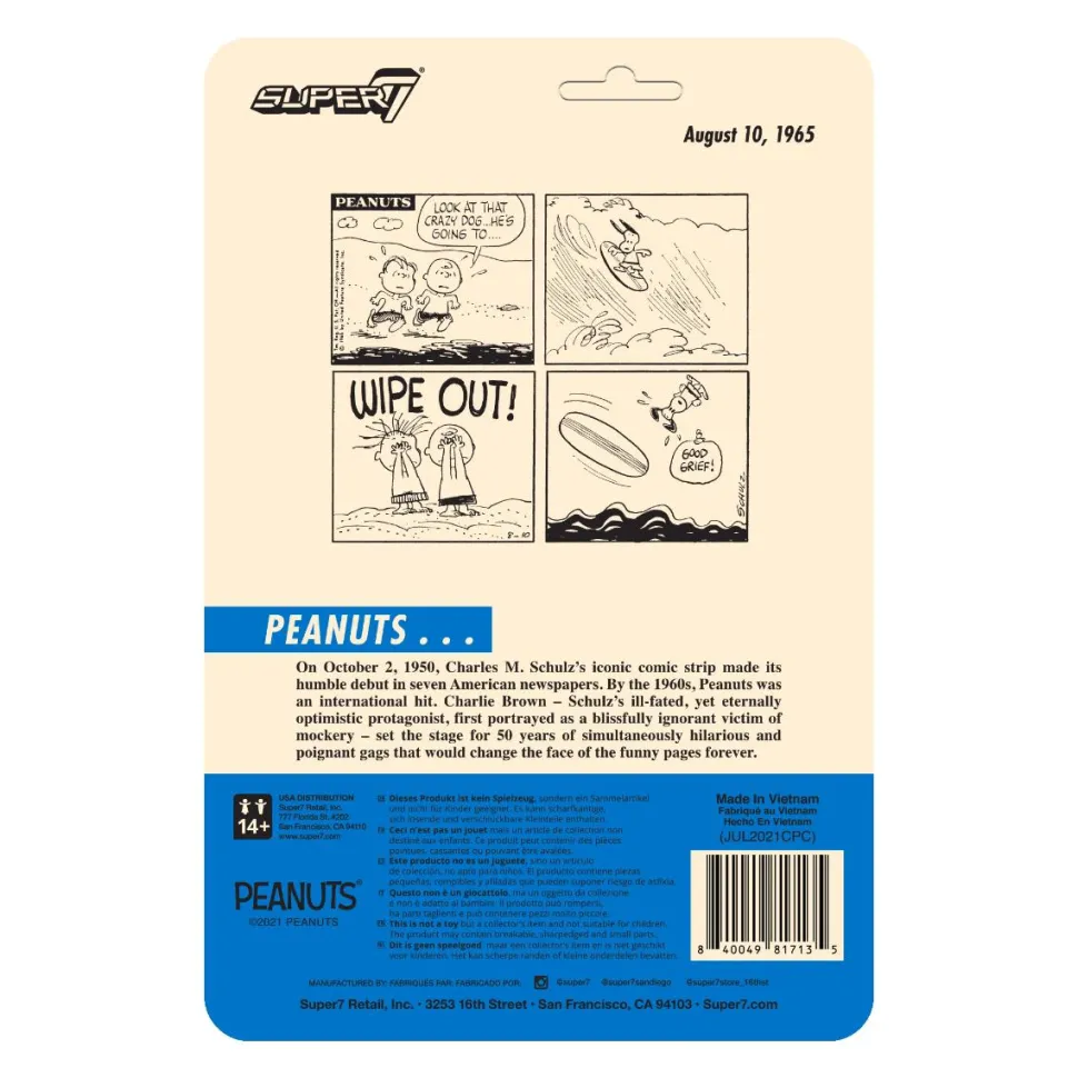 Peanuts - Surfer Snoopy ReAction 3.75” Action Figure