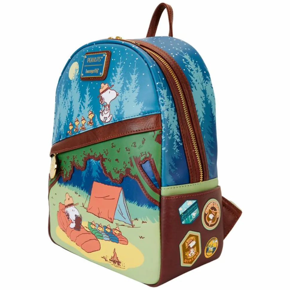 Peanuts - 50th Anniversary Snoopy's Beagle Scouts 10" Faux Leather Mini Backpack