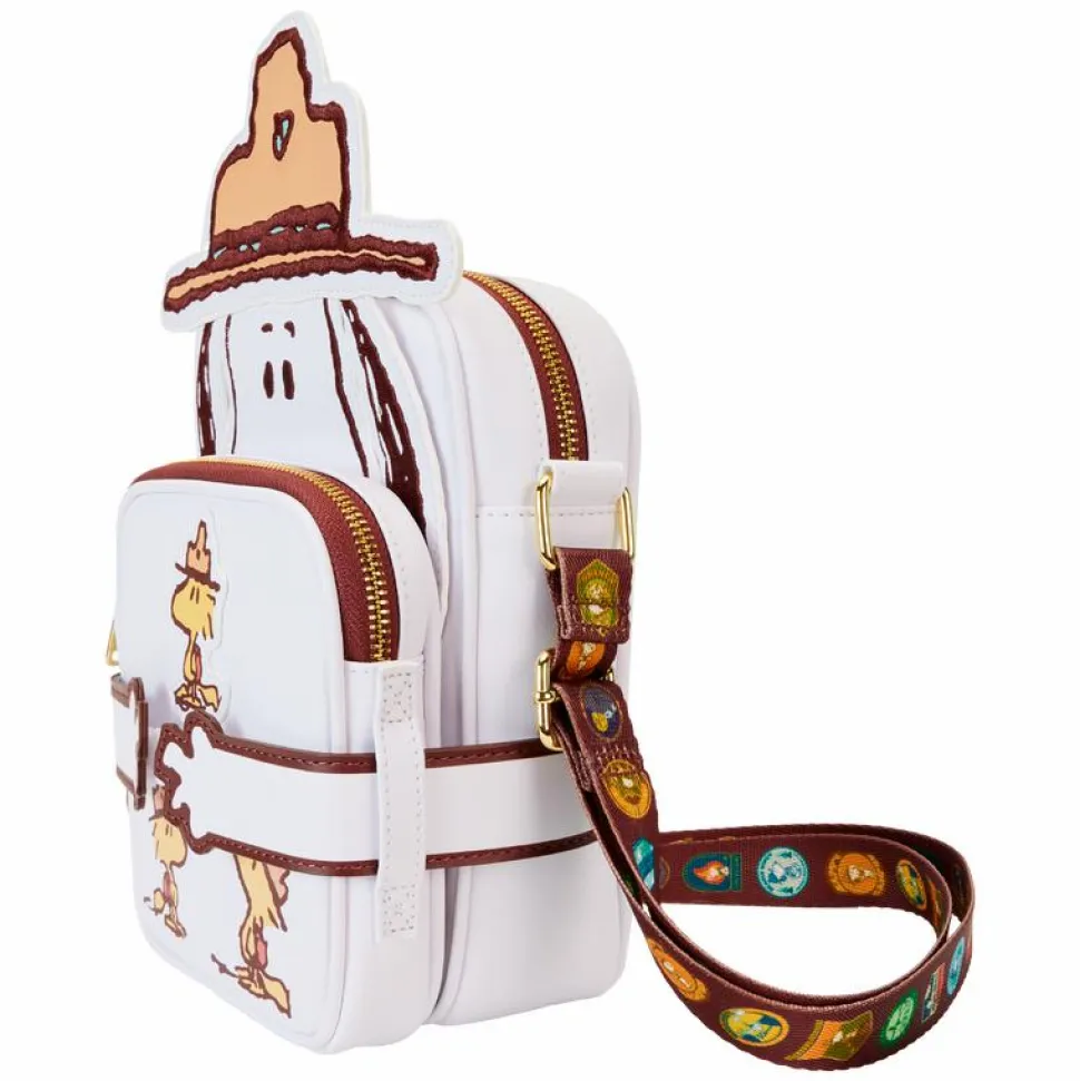 Peanuts - 50th Anniversary Snoopy's Beagle Scouts 8" Faux Leather Crossbuddies Bag