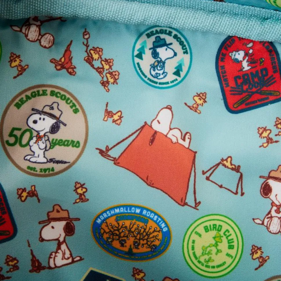 Peanuts - 50th Anniversary Snoopy's Beagle Scouts 8" Faux Leather Crossbuddies Bag