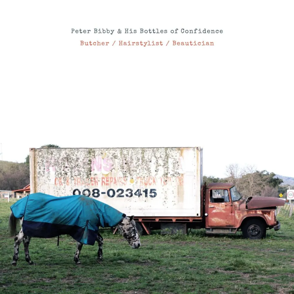 Peter Bibby & His Bottles of Confidence - Butcher/Hairstylist/Beautician 10th Anniversary LP Vinyl Record (Orange Coloured Vinyl)