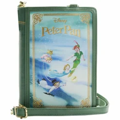 Peter Pan (1953) - Book 9” Faux Leather Convertible Backpack