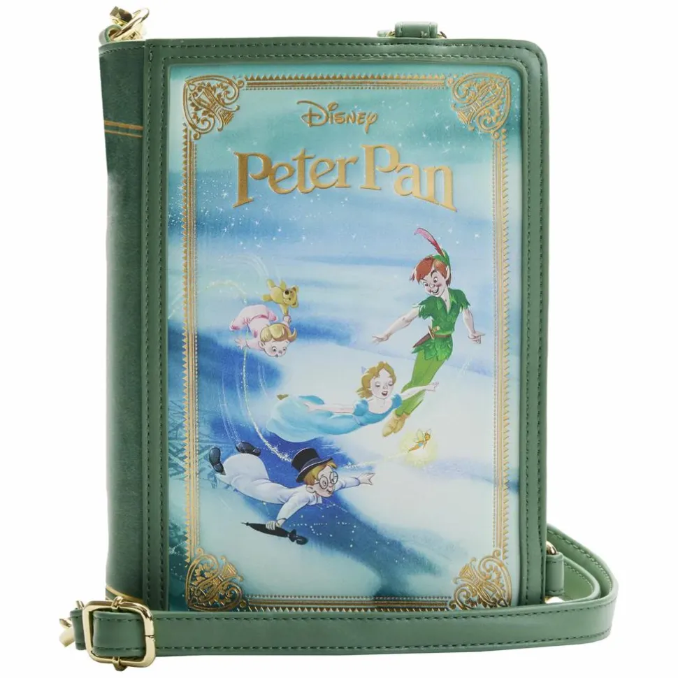 Peter Pan (1953) - Book 9” Faux Leather Convertible Backpack