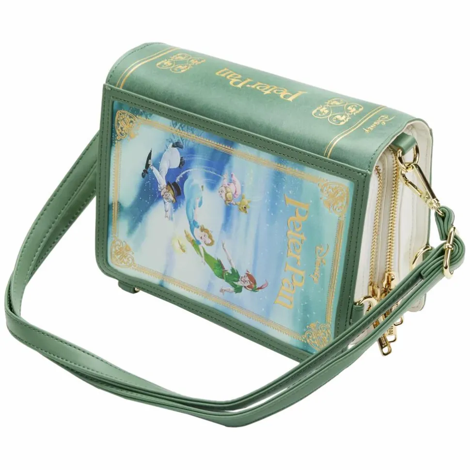 Peter Pan (1953) - Book 9” Faux Leather Convertible Backpack