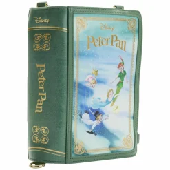 Peter Pan (1953) - Book 9” Faux Leather Convertible Backpack